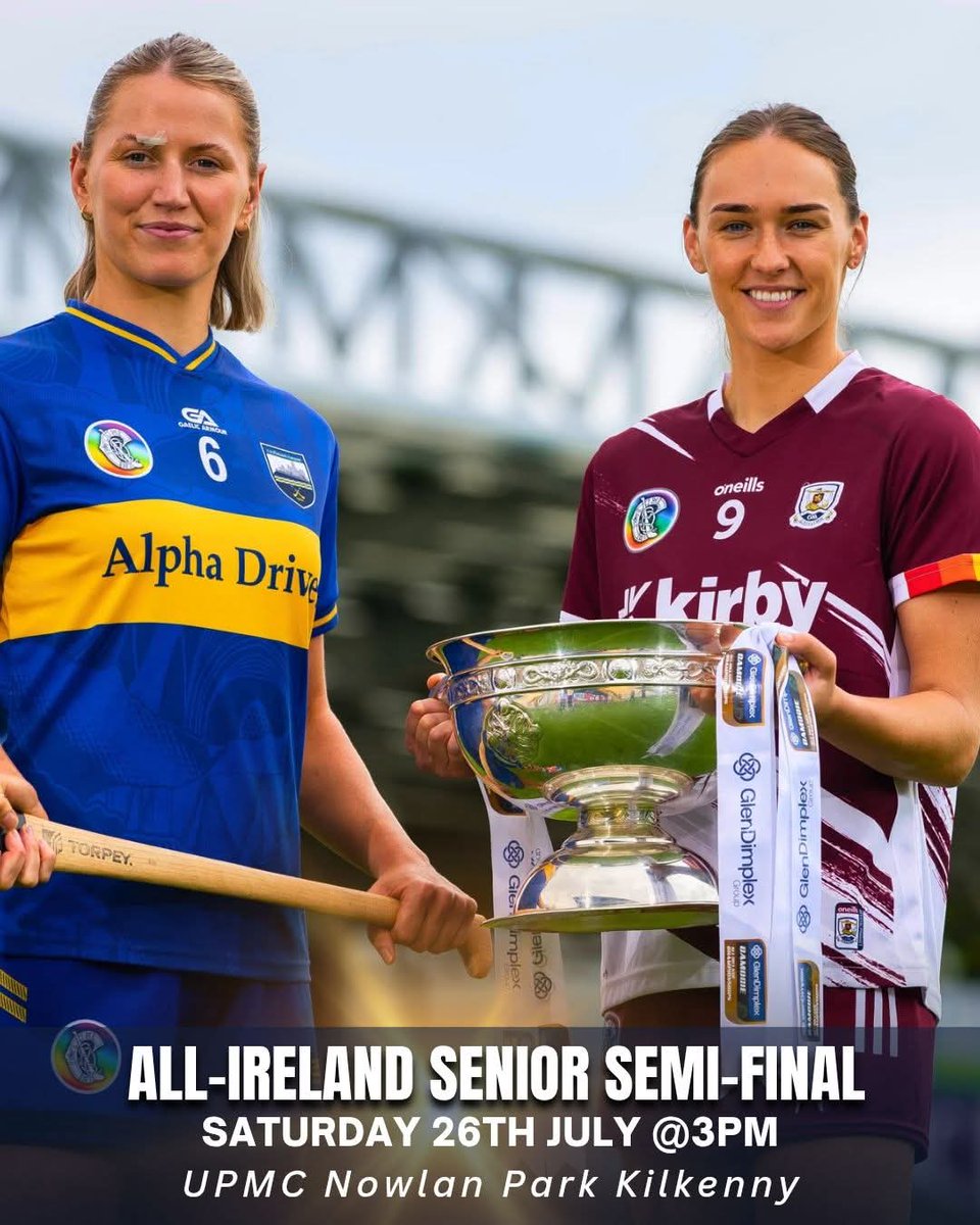 Good luck to the Tipperary Camogie team in the All Ireland Semi final this weekend! 

#Tipperary #Tipp #Camogie #AllIreland