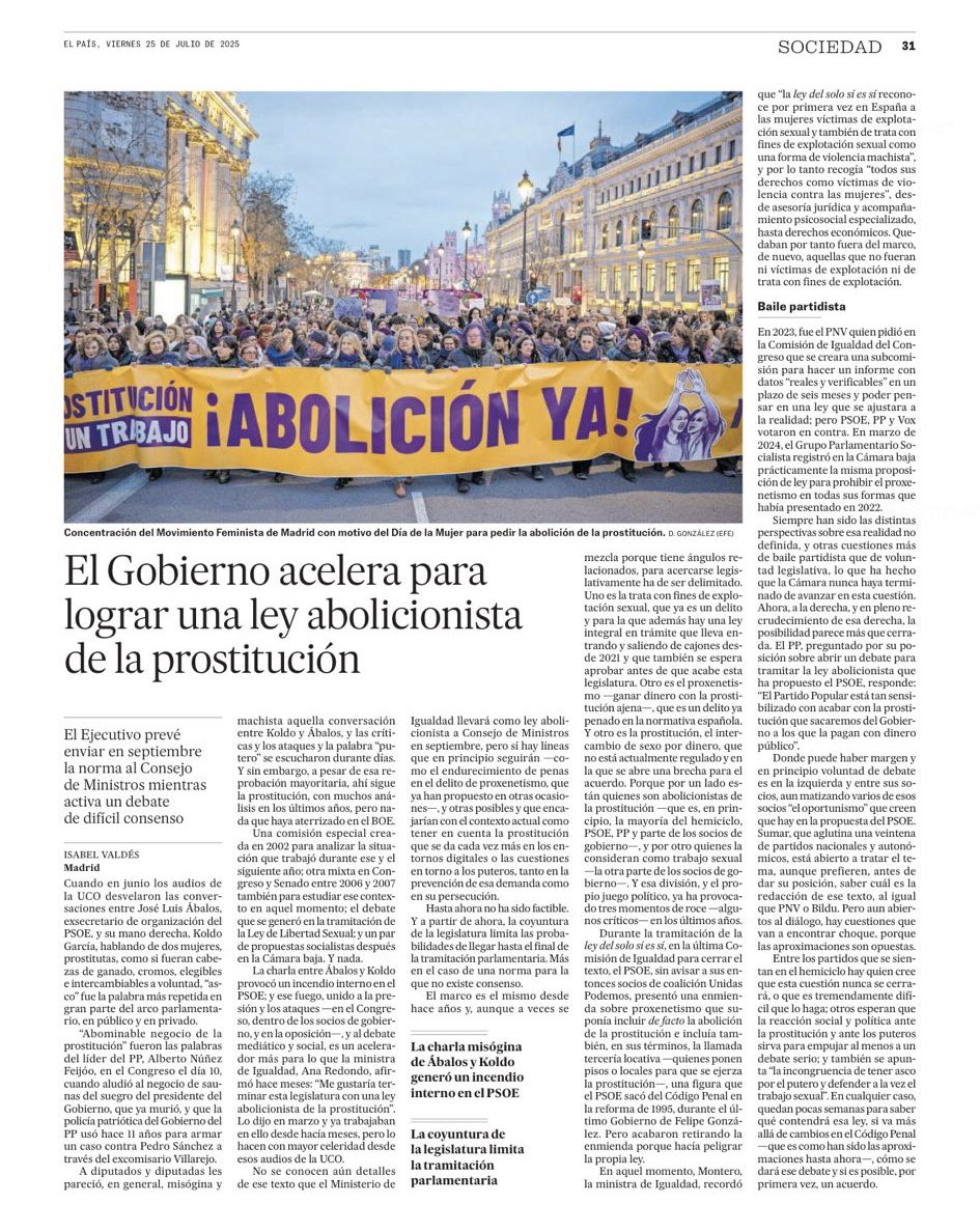 Susana pastor (@susanapastbe) on Twitter photo 🚨⚔️Nos habéis declarado la guerra.
Y la vais a tener.
No vamos a parar.
No lucháis por mujeres. Lucháis por poder.
Usáis su dolor para ganar votos.
Eso tiene un nombre. Y no es feminismo.
¿Quién es el proxeneta aquí? Basta ya hipócritas @psoe <a href="/IgualdadGob/">Ministerio de Igualdad</a> <a href="/_anaredondo_/">Ana Redondo</a> 🚨⚔️Nos habéis declarado la guerra.
Y la vais a tener.
No vamos a parar.
No lucháis por mujeres. Lucháis por poder.
Usáis su dolor para ganar votos.
Eso tiene un nombre. Y no es feminismo.
¿Quién es el proxeneta aquí? Basta ya hipócritas @psoe <a href="/IgualdadGob/">Ministerio de Igualdad</a> <a href="/_anaredondo_/">Ana Redondo</a>