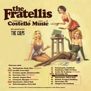 NETheatreGuide's tweet image. #ad Extra Date
The Fratellis - Celebrating 20 Years of Costello Music
Tickets - tidd.ly/4o51MPB
NX, Newcastle. Tuesday 24 February 2026
