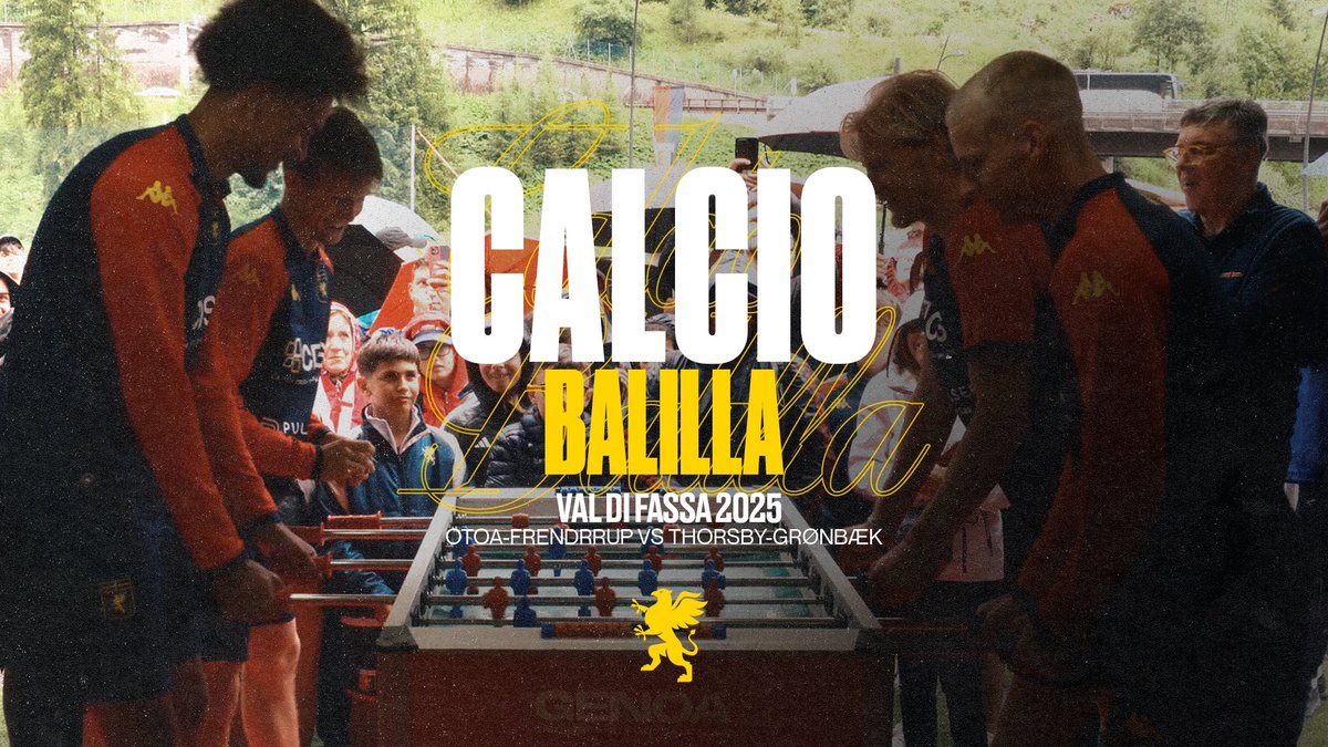 GenoaCFC's tweet image. Sfida ๐ท๐ธ๐ป๐ญ๐ฒ๐ฌ๐ช a calcio balilla โ๏ธ
๐คจ Chi ha vinto?
Guarda la partita su YouTube: genoacfc.short.gy/calciobalilla