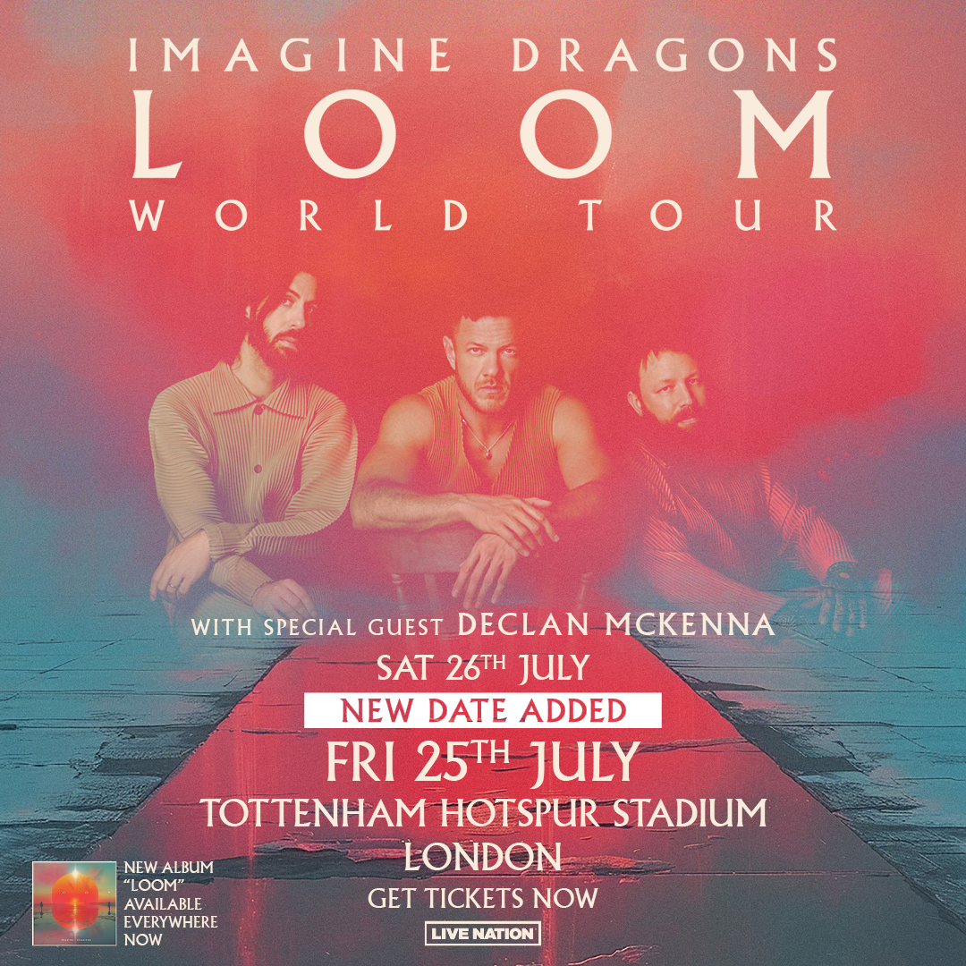 allgigs's tweet image. London! Our #GigOfTheDay is @Imaginedragons Imagine Dragons at Tottenham @SpursOfficial Stadium - there are some spaces left >> allgigs.co.uk/view/artist/75…