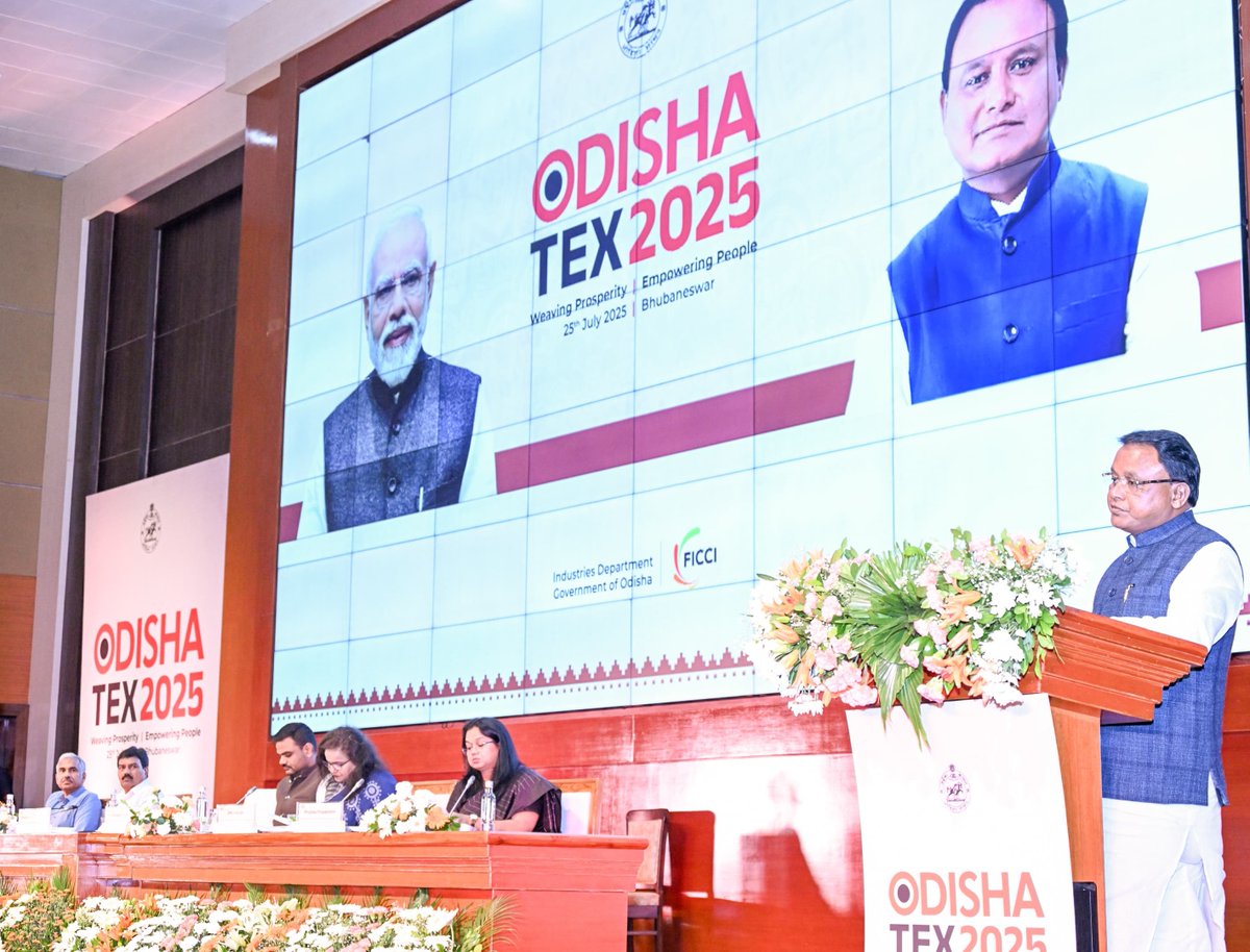 CMO Odisha (@cmo_odisha) on Twitter photo рмПрм╣рм╛рм╕рм╣ рмирммрм╛рмЪрм╛рм░, рм╕рнНрмерм┐рм░рмдрм╛ рмУ рмирм┐рммрнЗрм╢рмХрнБ рмЧрнБрм░рнБрмдрнНрн▒ рмжрнЗрмЗ рм░рм╛рмЬрнНрнЯ рм╕рм░рмХрм╛рм░ рмЖрмЧрм╛рморнА рнзрнж рммрм░рнНрм╖рм░рнЗ рмЯрнЗрмХрнНрм╕рмЯрм╛рмЗрм▓рнН рм╢рм┐рм│рнНрмк рмХрнНрм╖рнЗрмдрнНрм░рм░рнЗ рнл рм▓рмХрнНрм╖рм░рнБ рмЕрмзрм┐рмХ рмирм┐рмпрнБрмХрнНрмдрм┐ рм╕рнГрм╖рнНрмЯрм┐ рм╕рм╣рм┐рмд рмПрмХрм╛рмзрм┐рмХ рмЖрмзрнБрмирм┐рмХ рмЯрнЗрмХрнНрм╕рмЯрм╛рмЗрм▓рнН рмкрм╛рм░рнНрмХ рммрм┐рмХрм╢рм┐рмд рмХрм░рм┐рммрм╛рм░ рм▓рмХрнНрм╖рнНрнЯ рм░рмЦрм┐рмЫрмирнНрмдрм┐ ред рморм╛рмирнНрнЯрммрм░ рморнБрмЦрнНрнЯрмормирнНрмдрнНрм░рнАрмЩрнНрмХ рмжрнВрм░рмжрм░рнНрм╢рнА рмкрнНрм░рнЯрм╛рм╕рм░рнЗ рмУрмбрм╝рм┐рм╢рм╛ рмЖрмЬрм┐ рмЯрнЗрмХрнНрм╕рмЯрм╛рмЗрм▓рнН рмирм┐рммрнЗрм╢рмХрм╛рм░рнАрмЩрнНрмХ рмкрм╛рмЗрмБ рмПрм╣рм╛рм╕рм╣ рмирммрм╛рмЪрм╛рм░, рм╕рнНрмерм┐рм░рмдрм╛ рмУ рмирм┐рммрнЗрм╢рмХрнБ рмЧрнБрм░рнБрмдрнНрн▒ рмжрнЗрмЗ рм░рм╛рмЬрнНрнЯ рм╕рм░рмХрм╛рм░ рмЖрмЧрм╛рморнА рнзрнж рммрм░рнНрм╖рм░рнЗ рмЯрнЗрмХрнНрм╕рмЯрм╛рмЗрм▓рнН рм╢рм┐рм│рнНрмк рмХрнНрм╖рнЗрмдрнНрм░рм░рнЗ рнл рм▓рмХрнНрм╖рм░рнБ рмЕрмзрм┐рмХ рмирм┐рмпрнБрмХрнНрмдрм┐ рм╕рнГрм╖рнНрмЯрм┐ рм╕рм╣рм┐рмд рмПрмХрм╛рмзрм┐рмХ рмЖрмзрнБрмирм┐рмХ рмЯрнЗрмХрнНрм╕рмЯрм╛рмЗрм▓рнН рмкрм╛рм░рнНрмХ рммрм┐рмХрм╢рм┐рмд рмХрм░рм┐рммрм╛рм░ рм▓рмХрнНрм╖рнНрнЯ рм░рмЦрм┐рмЫрмирнНрмдрм┐ ред рморм╛рмирнНрнЯрммрм░ рморнБрмЦрнНрнЯрмормирнНрмдрнНрм░рнАрмЩрнНрмХ рмжрнВрм░рмжрм░рнНрм╢рнА рмкрнНрм░рнЯрм╛рм╕рм░рнЗ рмУрмбрм╝рм┐рм╢рм╛ рмЖрмЬрм┐ рмЯрнЗрмХрнНрм╕рмЯрм╛рмЗрм▓рнН рмирм┐рммрнЗрм╢рмХрм╛рм░рнАрмЩрнНрмХ рмкрм╛рмЗрмБ
