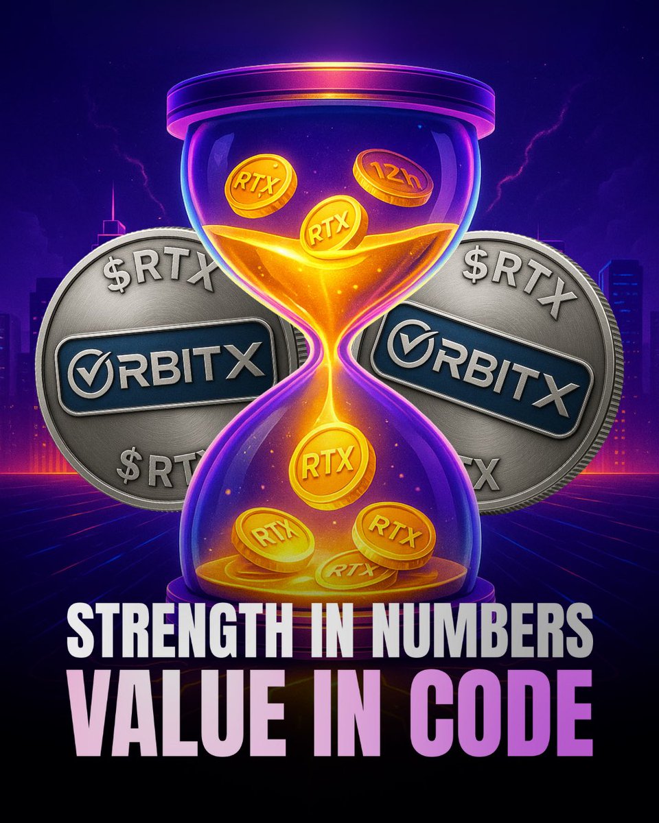 orbitxfinance's tweet photo. ⏳ Time-locked trust. Code-based confidence.
With $RTX, your strength multiplies in every block.
OrbitX rewards the patient & the smart.
#SmartStaking #OrbitX #ValueInCode #CryptoPower https://t.co/eJHmW0EkYA