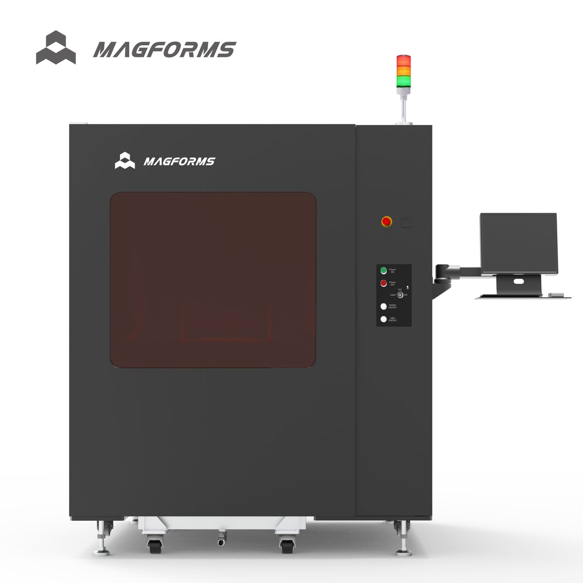 magforms's tweet image. The Magforms SL800 offers a large 800 × 800 × 550 mm build volume and smart variable spot size technology, boosting SLA print efficiency by 30%–50%. It prints 120 dental models at 0.12 mm layer height in just 3 h 20 min—ideal for high-demand workflows.
#SL800 #slaprinter