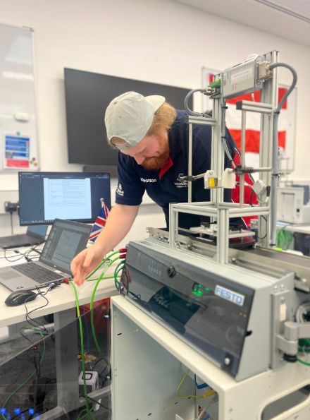 Delighted to have hosted an International Pressure Test in Industry 4.0 at the GBSIoT Hub last week with @WorldSkillsUK Training! 

Squad UK preps for WorldSkills 2026 &amp; EuroSkills 2025! #SquadUK #Industry4 #SkillsExcellence #GBSIoT #WorldSkills