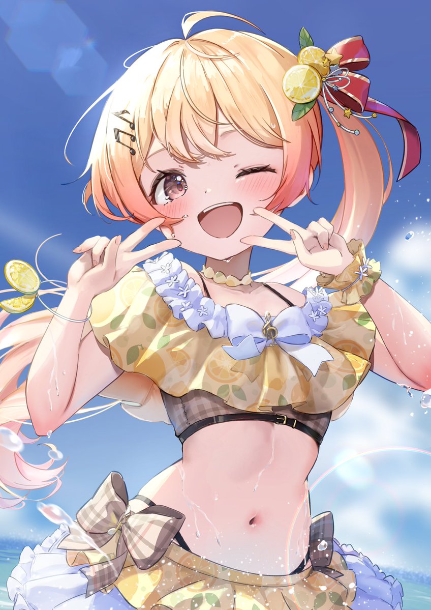 SakaMikatsuki's tweet image. 奏と海🏖️
#Artnose