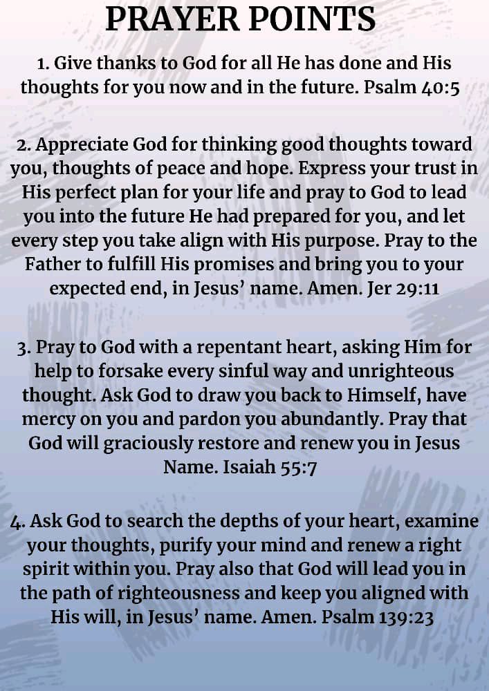 RhemaChapelxIfe's tweet image. 🧠 Day 11 of our mid-year fast and prayers—let's align our thoughts with God's purpose! 🙏 Study, renew your mind, and let the Spirit guide you. 
How is the Word of God shaping your thoughts during your fast today? Share below!

#Thoughts
#MidYearFast
#Revival