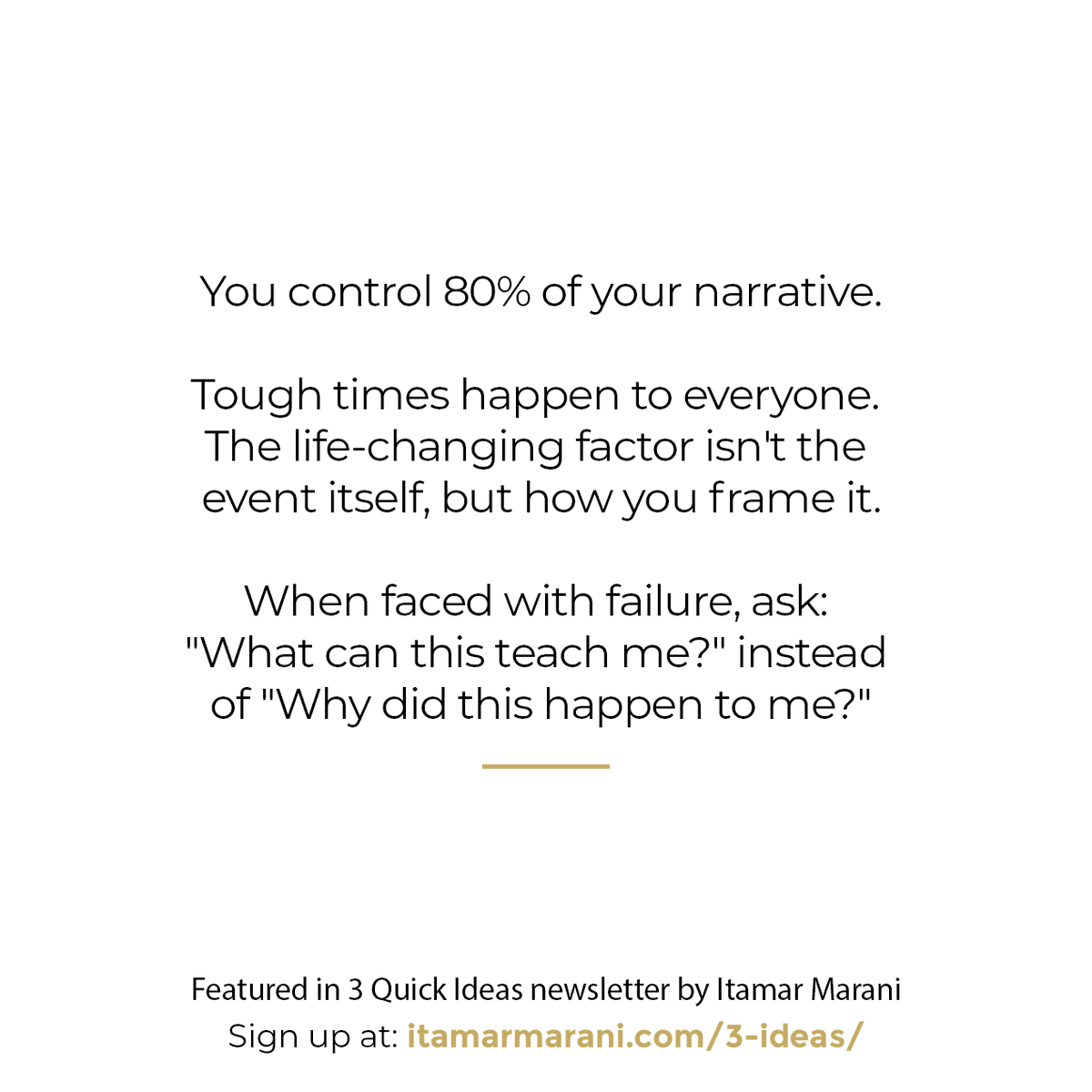 Your reaction shapes your trajectory - ask better questions, get better results.
