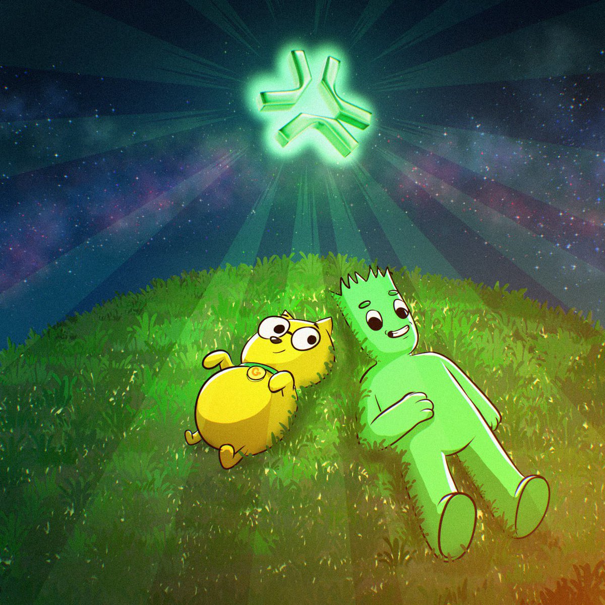 GRASS_ABS's tweet image. While the chart soars, the real ones stay grounded… touching $GRASS