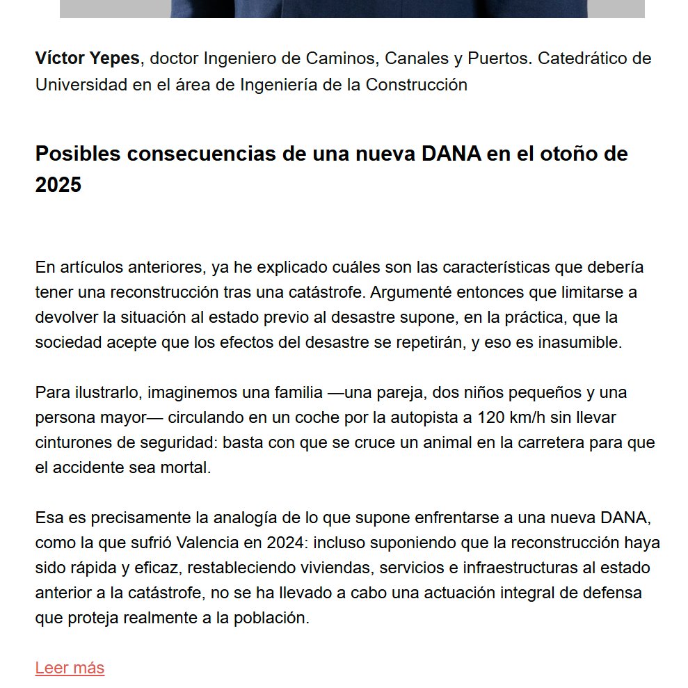 vyepesp's tweet image. Hoy sale en newsletter Núm. 111 UPV Innovación, un artículo de opinión que, espero, os sea de interés.
mailchi.mp/upv/inversin?e…