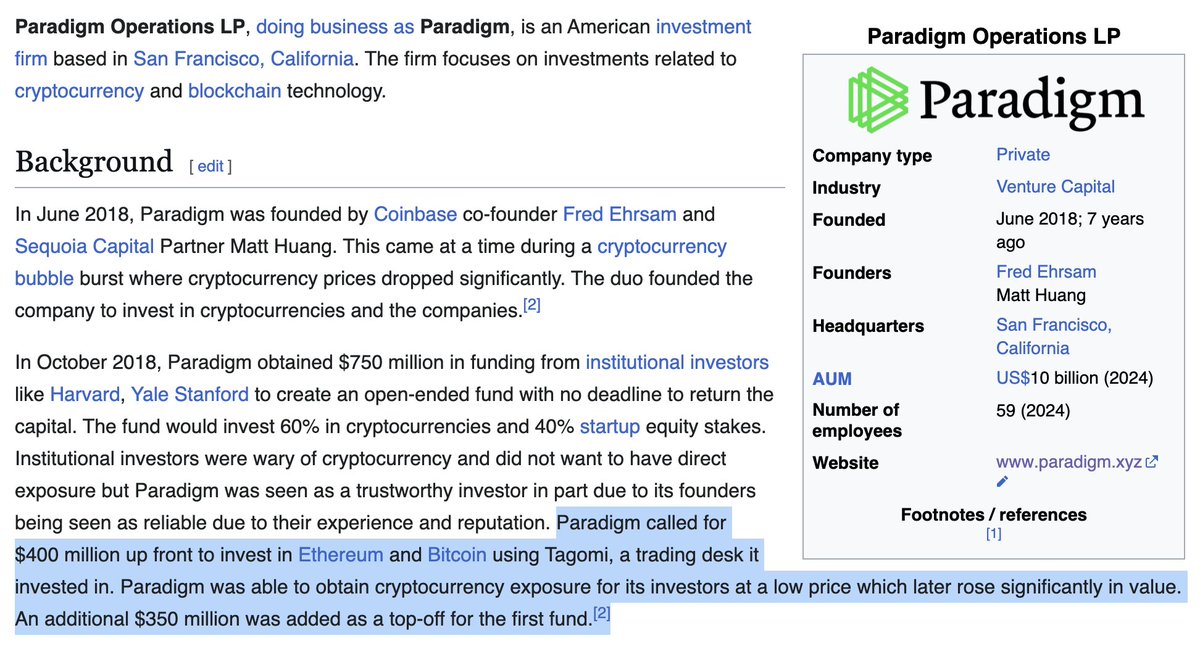 if a liquid fund manager cannot get a mandate to invest in BTC &amp; ETH with size

they will have a $444 billion incentive to come up with a narrative where 

1. ETH fails
2. BTC is special
3. assets that the fund is invested in --&gt; fill in the $444 billion gap