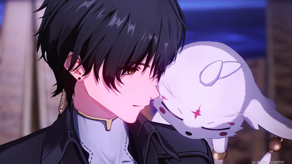mijima_game's tweet image. 可愛いもの3つ
①②調律画面の二人
間違えたときの会話も可愛かった。

③肩にあご乗せるアブ
#鳴潮