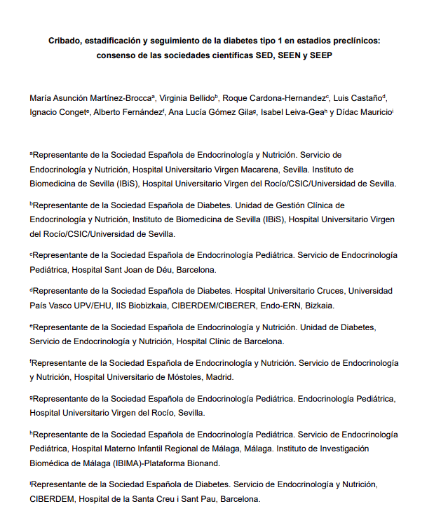 👉 La detección temprana de la #diabetes tipo 1 reduce la #cetoacidosis #diabética, que requiere ingreso hospitalario especialmente en la población infantil

💨 Dr. Ignacio Conget <a href="/icongetd/">icongetd</a>, de @DiabeteSEEN de la SEEN 🔊 “la estandarización del manejo de las personas antes del