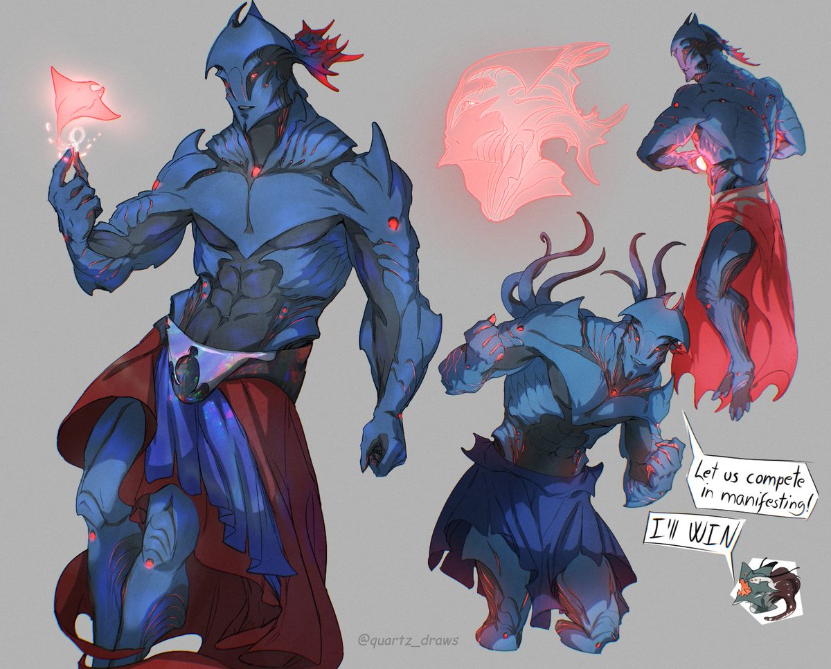 Changed artstyle, now I get to show off my space wizard. His name is Dekart 🐳