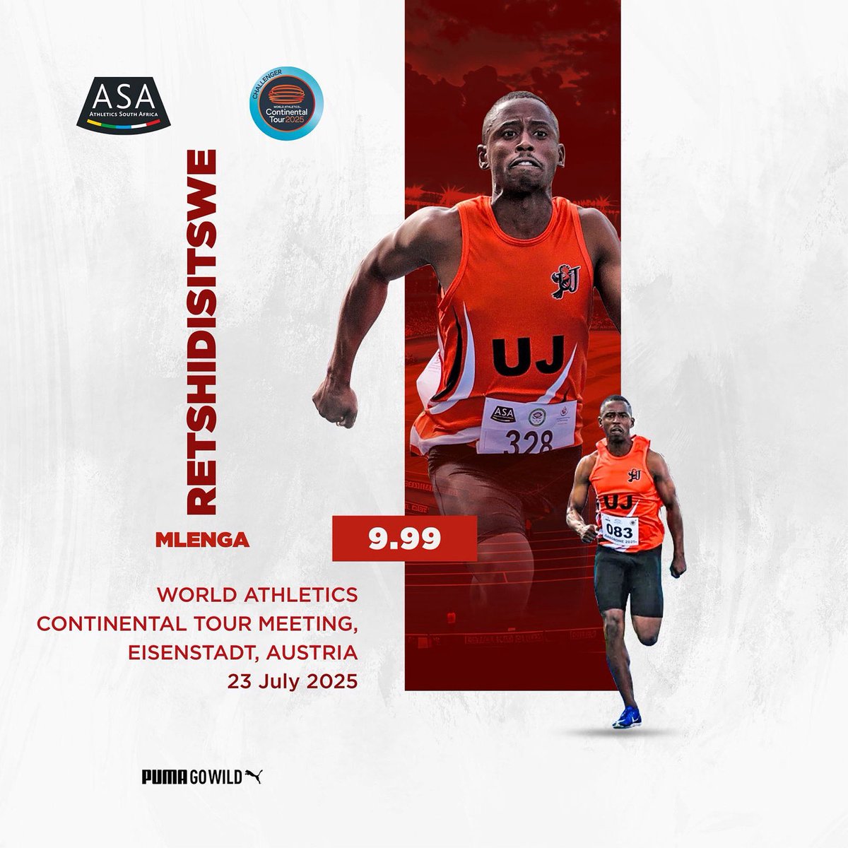 AthleticsSA_'s tweet image. Sprinters are not messing around 🤌🤯
@retshidisitswe mlenga clocks 9.99 and his first legal sub10 seconds in Austria
REDEMPTION 🫡