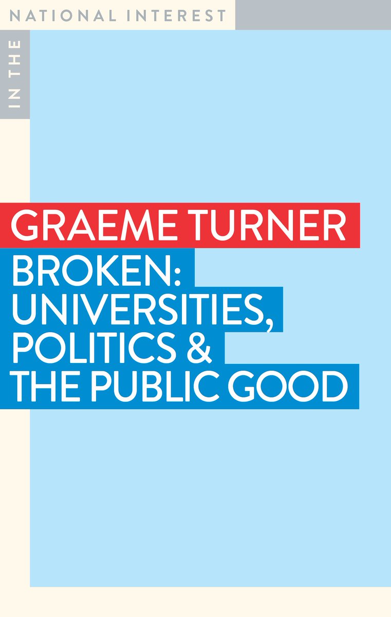 MonashPub's tweet image. Broken: Universities, Politics and the Public Good by Graeme Turner exposes a system in crisis—burnt-out academics, funding cuts, culture wars. A call to rebuild higher education as a public good.
Find out why this book is sparking national discussion!
🔗 publishing.monash.edu/product/broken/