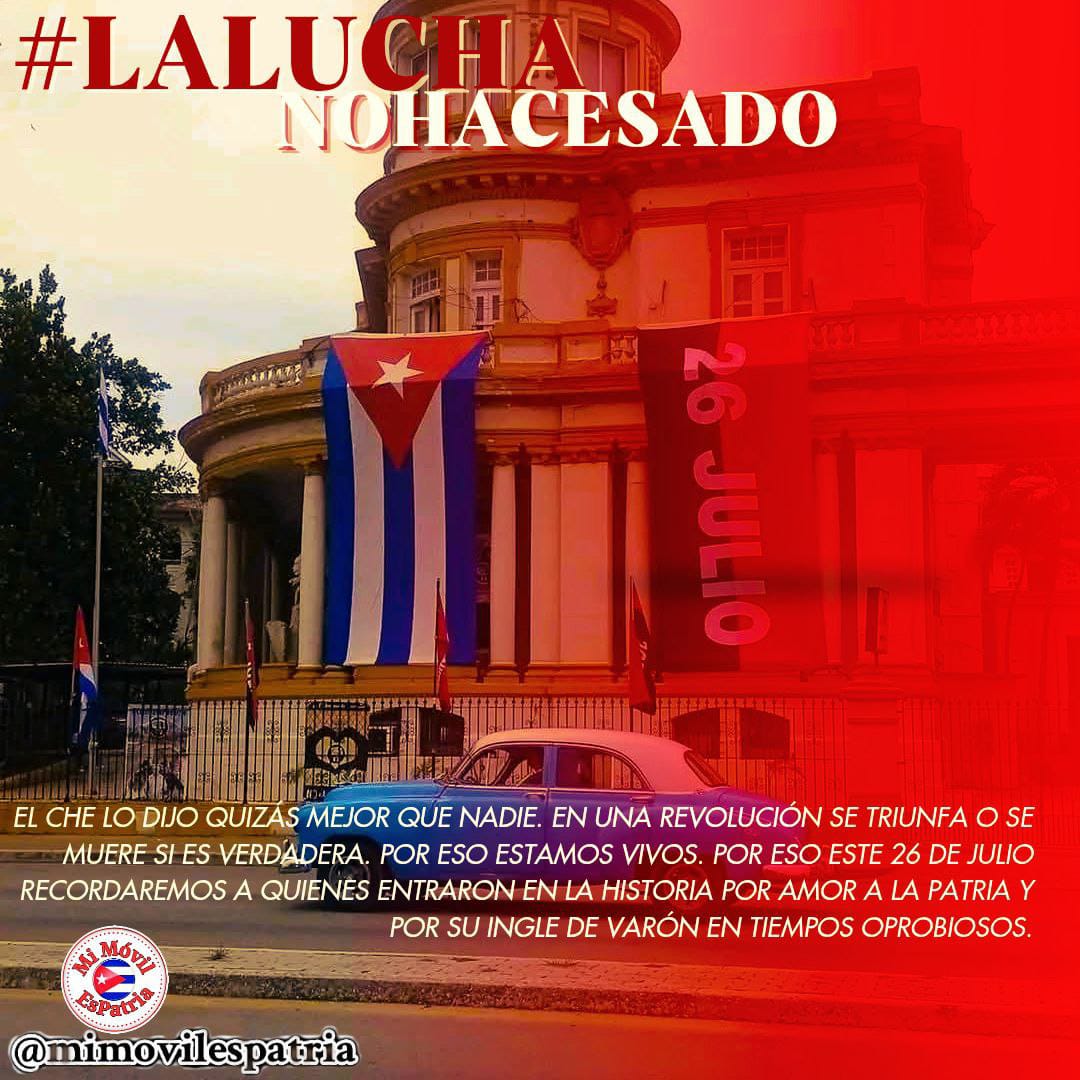 Buenos días 🌻 

#LaLuchaNoHaCesado: La unidad nos hará invencible.
#MiMóvilEsPatria