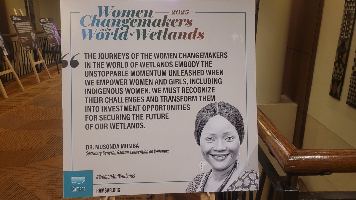 networkforenvi1's tweet image. #RamsarCOP15
Key messages from women CHANGE MAKERS.
@RamsarConv @MumbaMusondam @dorothywetlands @antonioguterres @diana_harawa @kwirirayi @MinOECW @EMAeep @NicolaWatson13 @PeteVowles @southern_enviro @WetlandOrg @WetlandsInt @NLinZimbabwe @The_BigConvo @climatelensnews