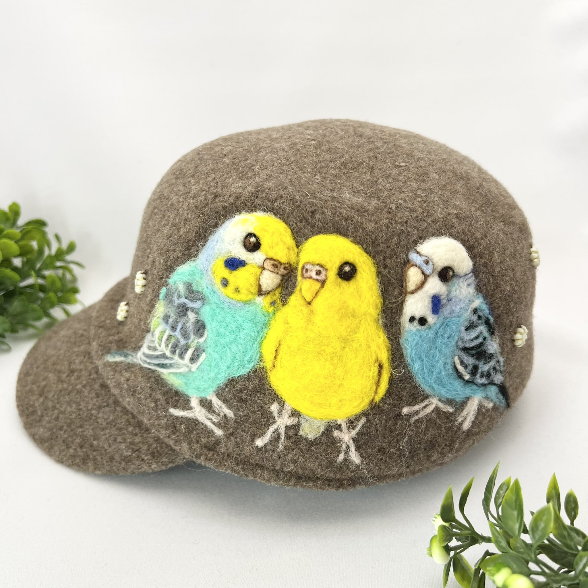 【フォルジャズ！ 】⑤羊毛フェルト インコちゃんのお正月飾りオーダー 水仙舎☆羊毛フェルト suisensha on X: 
