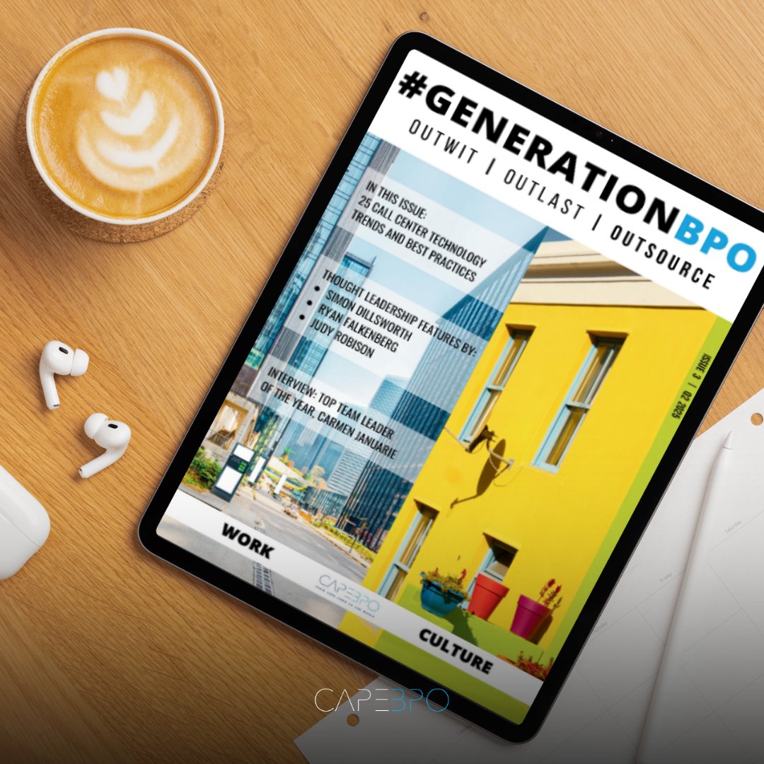Looking to stay ahead in the BPO industry? 🤔💭

Have a look at the GenerationBPO Magazine for the latest trends, insights, and success stories shaping the future of outsourcing in Cape Town and beyond. 🌍

Have a look at it here: capebpo.org.za/generationbpo-…

#CapeBPO