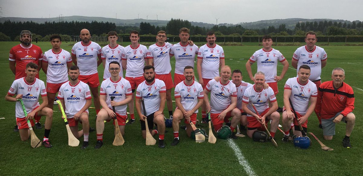 Our reserve hurlers played Wolfe Tones last night at Mallusk. Well done to everyone, coming out on top at the end. Thanks to Seamus Shannon for refereeing the match.