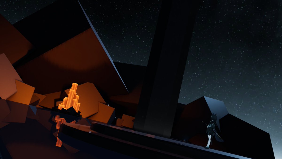 The silence is meditative~