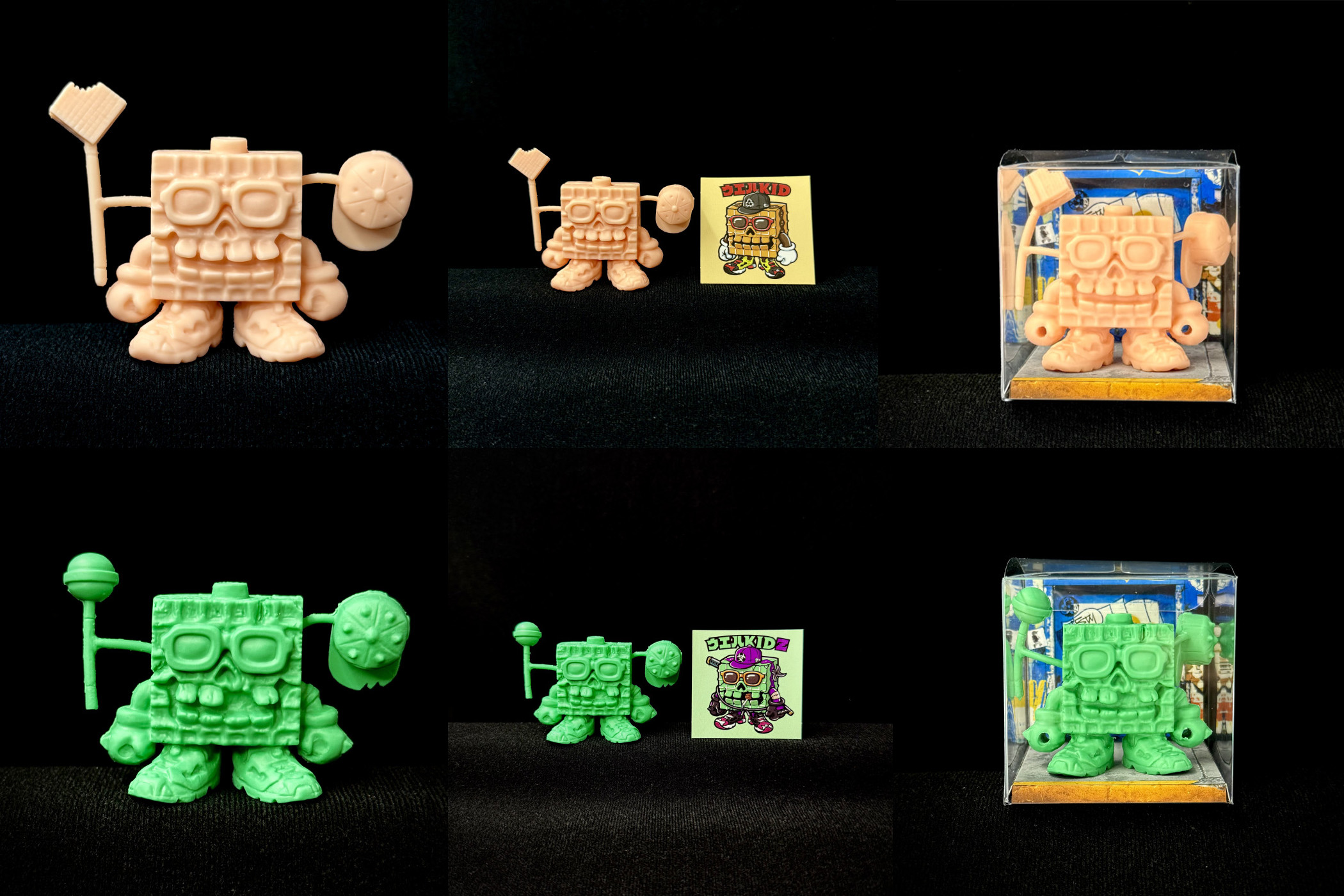 自作シール「ウエハー怪獣シリーズ１弾」PPPTOYS 自作シール「ウエハー怪獣シリーズ1弾」PPPTOYS コレクション