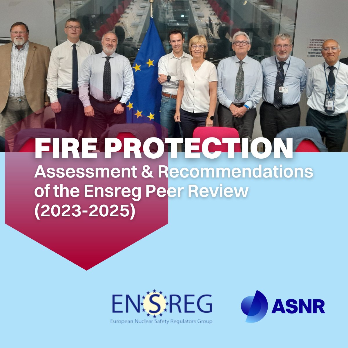 ASNR_FR's tweet image. #Publication 🛡️🔥 #Fire Protection of French Nuclear Facilities: summary &amp;amp; recommendations from the #ENSREG European peer review. Synthesis report &amp;amp; country conclusions ➡️
en.asnr.fr/news/protectio…
#NuclearSafety #euratom