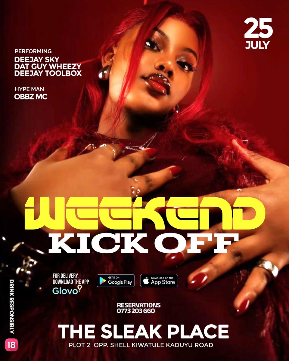 thesleakplace's tweet photo. Back with another edition of #WeekendKickoff 🔥The drinks are colder, the beats are louder, and the vibe is undefeated. 
Tonight we run it back at The Sleak Place 🥂🎶 https://t.co/NIq1epoVUN