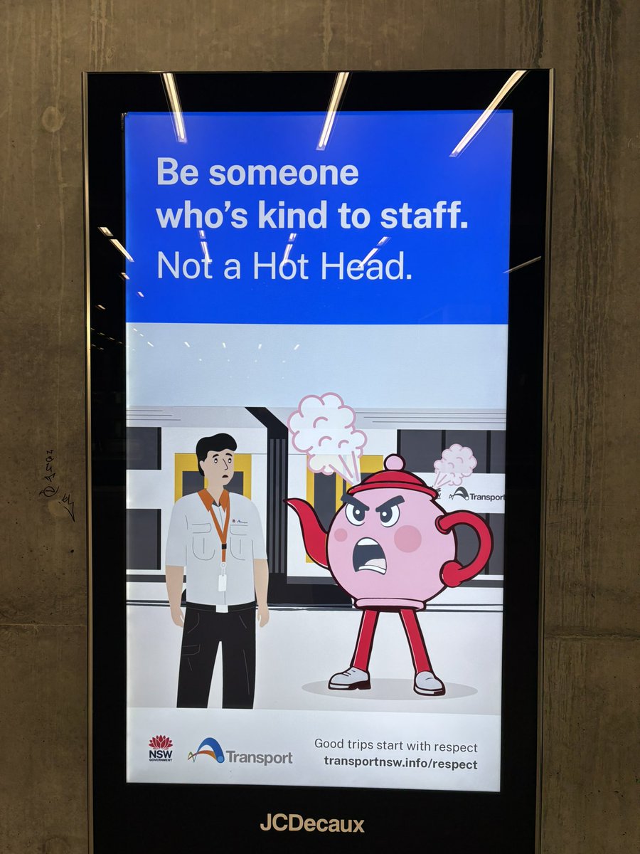 🚨🚨 Inanimate Object With Legs design comes to TfNSW design