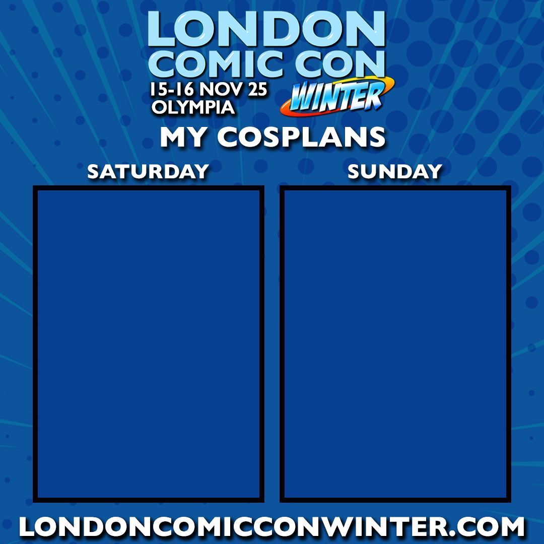 Showmasters's tweet image. Do you already know your Cosplans for #LCCCon Winter or are you still busy deciding?
Share your plans using this handy template and find out more about the event on our website - bit.ly/LCC_Winter