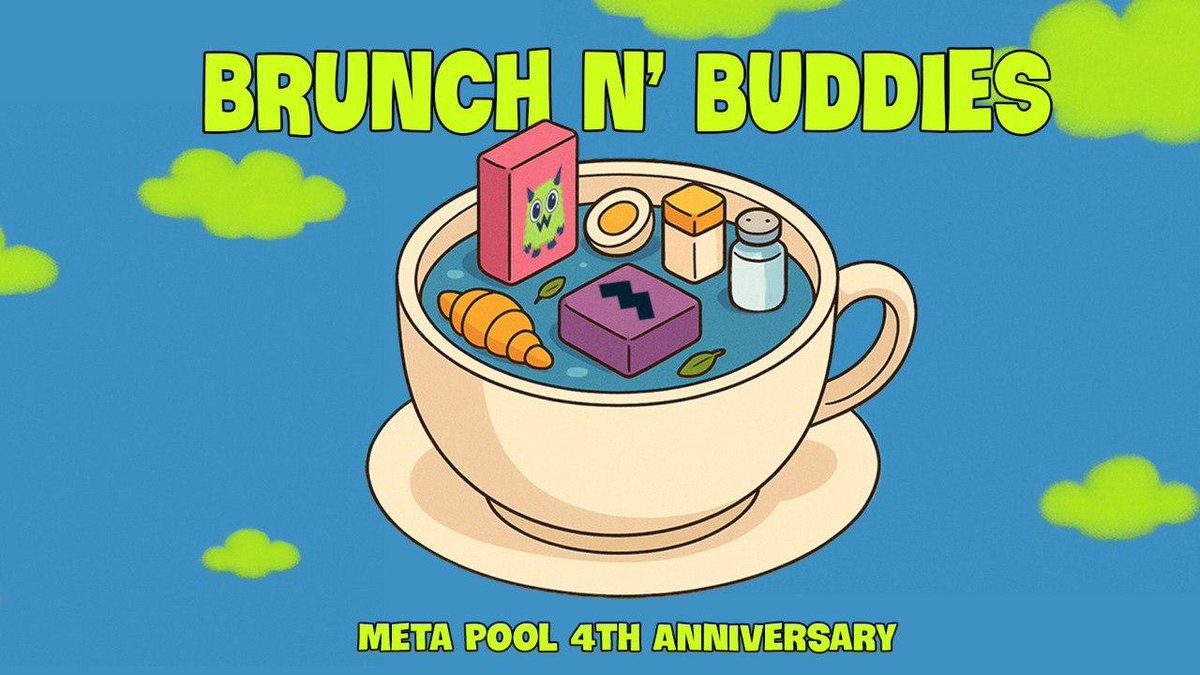 meta_pool_vn's tweet image. 🥳"BRUNCH 'n BUDDIES" META POOL @gmvn_official
🗓️9AM-1PM, T7 (2/8/2025)
🏡Chops Ngọc Khánh, Hà Nội🇻🇳
👉Đăng ký ngay: lu.ma/fqr767jp
✨Hãy cùng @meta_pool kỷ niệm 4 năm mainnet & hòa chung không khí cuồng nhiệt của các sự kiện #Web3 tại
#GMVN2025 🇻🇳