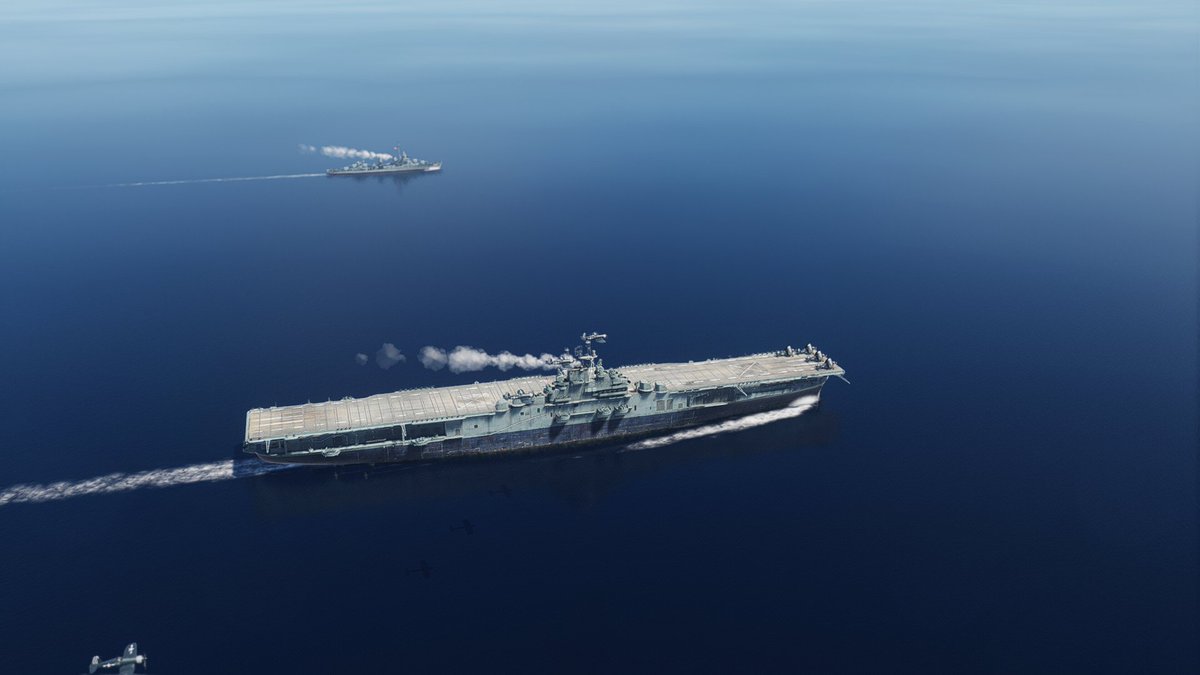 Cinari_Amatuka's tweet image. CASE1着艦許可おりて着艦へ
#DCSWORLD #F4U
