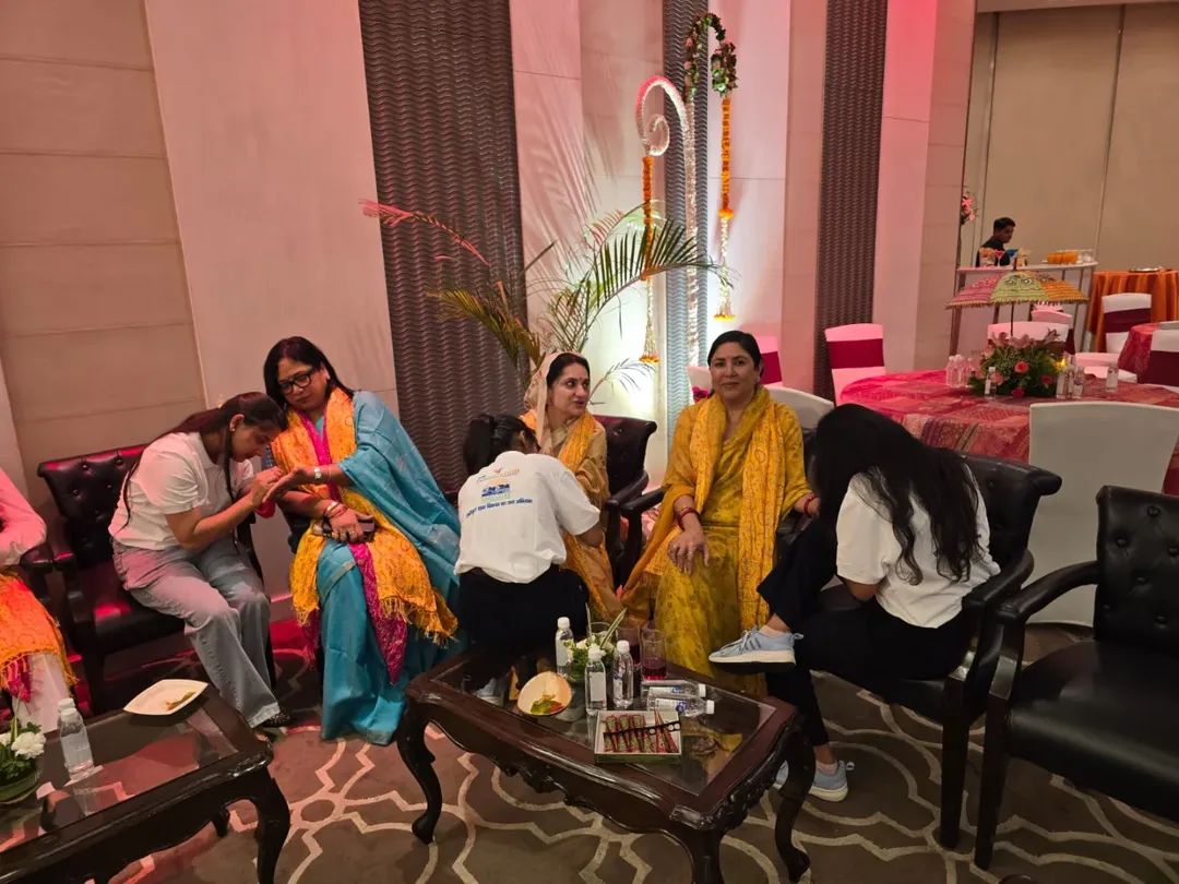 Delighted to have participated in the vibrant Hariyali Teej festival celebration organised by Hon’ble MP from Chandni Chowk, Shri Praveen Khandelwal ji, along with my esteemed MP colleagues Smt. Kriti Devi Debbarman Ji, Smt. Sangeeta Kumari Singh Deo ji and Smt. Malvika Devi ji.