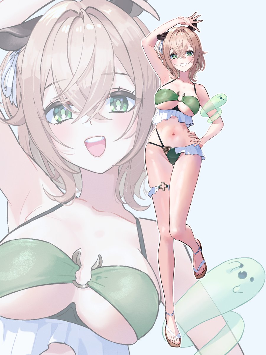 fueppu1's tweet image. Proposed swimsuit costume for Nimi Nightmare💭
Nimiちゃん水着衣装案💭
#Nimagery