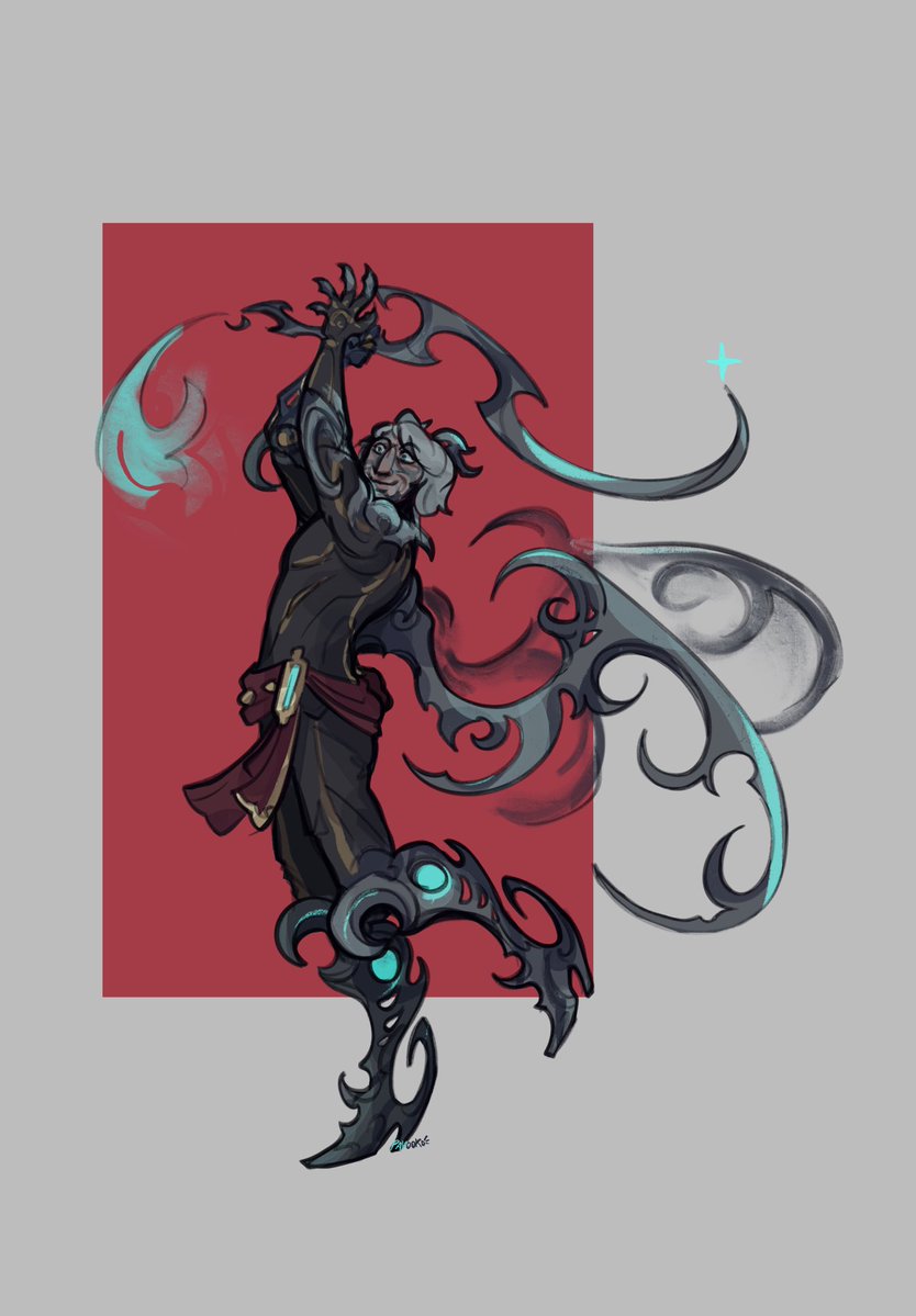 pavooko's tweet image. the poultry strikes bacc
#warframe #warframefanart #warframedrifter #warframeoc #voidangelau #tennocreate