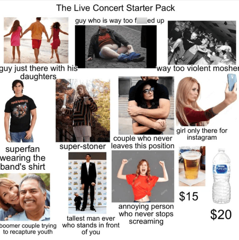 baldwhiner's tweet image. as someone who practically lives at concerts … got to say this is spot on