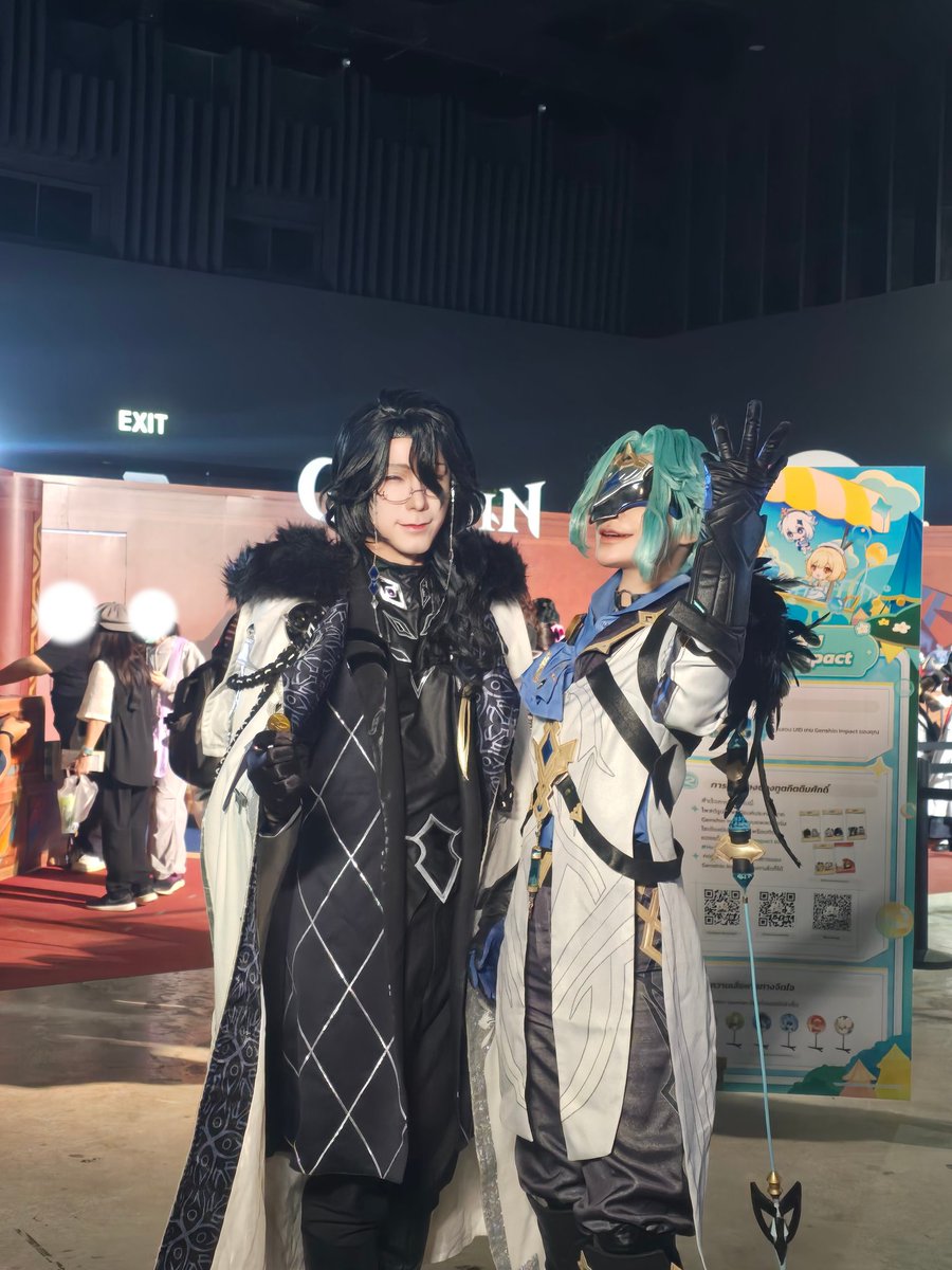 emilcosplayer's tweet image. As a scholar, I respect all possibilities
ได้คอส Dottore แล้วค่าา
HoYo FEST ปีนี้ 24-27 ตั้งใจจะมาทุกวันเลยล่ะ
วันนี้คนก็มากันเรื่อยๆได้เจอเพื่อนเยอะม้ากก
วันพรุ่งนี้เอาอีก รอเจอทุกคนน้า
#GenshinImpact #HoYoFEST2025 #dottore