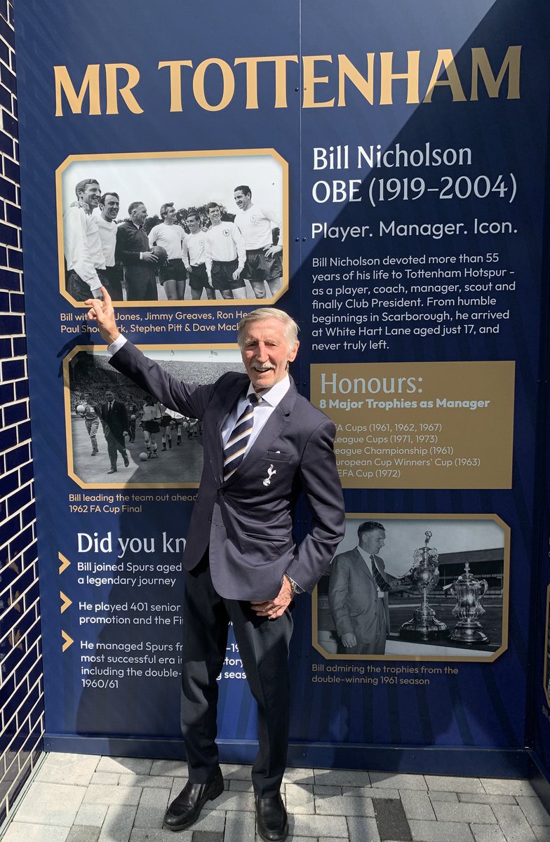 Cliff_Jones11's tweet image. Great to be at @SpursOfficial unveiling of the WHL gates restored and in place outside the new stadium. A fitting tribute to our legendary manager. #coys