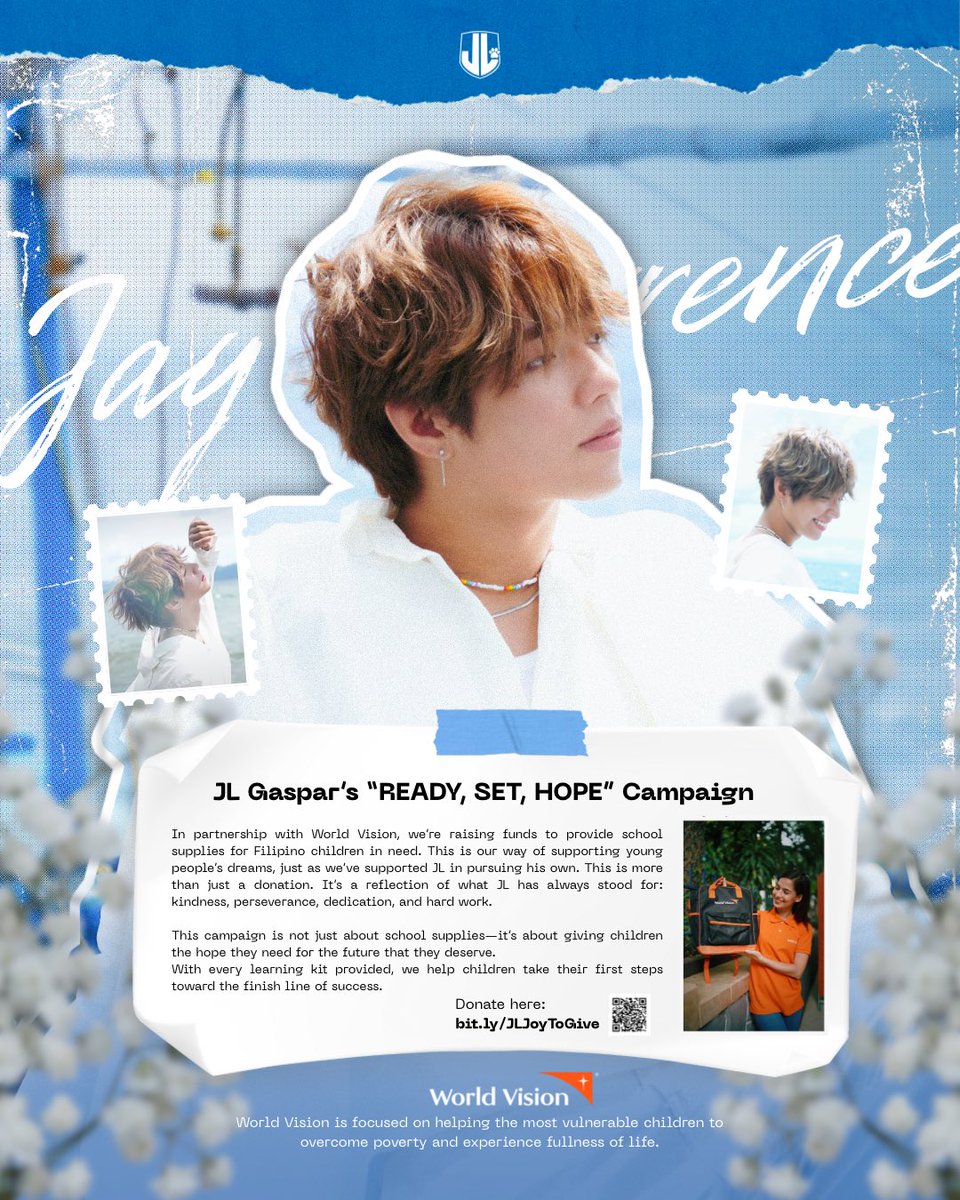 'READY, SET, HOPE' Campaign
[ CALL FOR DONATIONS ]

A Fan Project for JL's homecoming this August in partnership with <a href="/worldvisionph/">World Vision PH</a> 🌟

JL’s debut with AHOF has been a moment of great excitement for all of us. His journey hasn’t been easy, but it’s incredibly heartwarming to