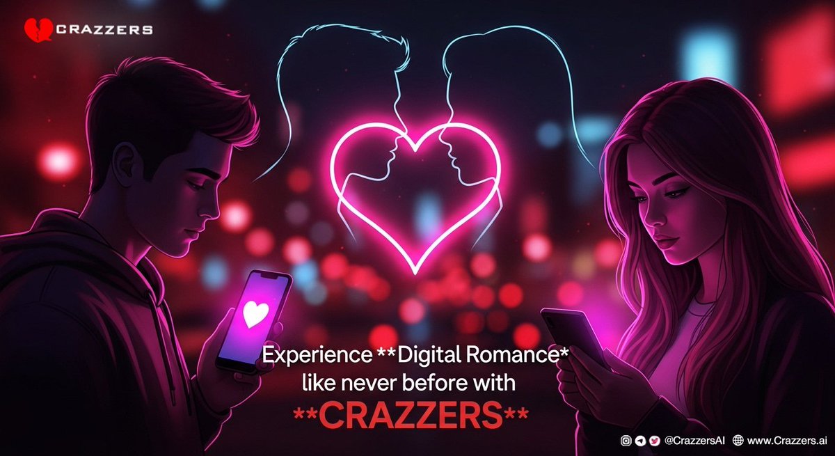 Experience digital romance like never before with Crazzers.

👉 crazzers.ai 

#crazzers #datingtips #aigirlfriend #web3love #digitalcompanion