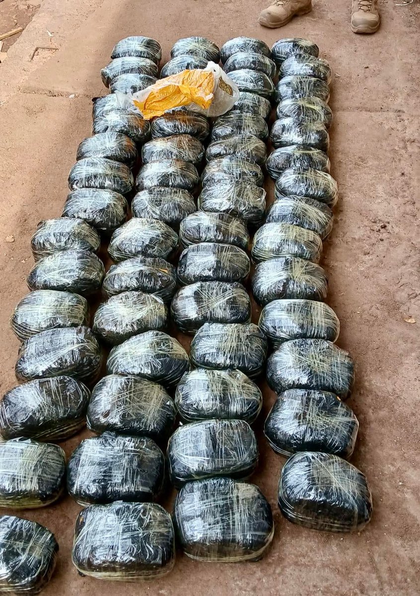 Kaluxfm's tweet image. 🚨 104 boules de cannabis interceptées dans 2 camions en provenance d’un pays voisin grâce à un travail de renseignement ciblé, la Douane malienne frappe encore fort contre les trafics illicites.
@Kaluxfm