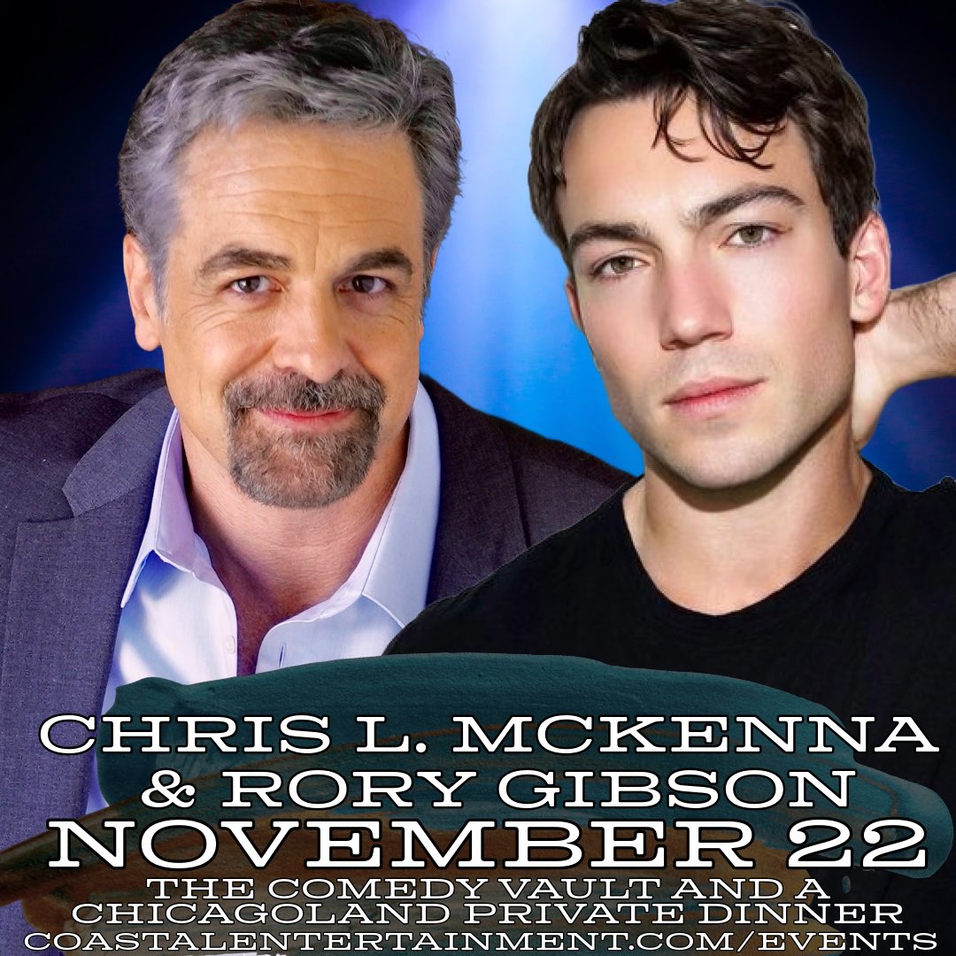 Linda Rohe (@coastalent1) on Twitter photo Just announced πππ
Illinois fans, here we go! Meet <a href="/ChrisLMcKenna/">Chris L. McKenna</a> and Rory Gibson LIVE <a href="/comedy_vault/">Comedy Vault</a> November 22nd or have dinner with these two great guys! Tix on sale today 12 pm CST!
CoastalEntertainment.com/Events Just announced πππ
Illinois fans, here we go! Meet <a href="/ChrisLMcKenna/">Chris L. McKenna</a> and Rory Gibson LIVE <a href="/comedy_vault/">Comedy Vault</a> November 22nd or have dinner with these two great guys! Tix on sale today 12 pm CST!
CoastalEntertainment.com/Events