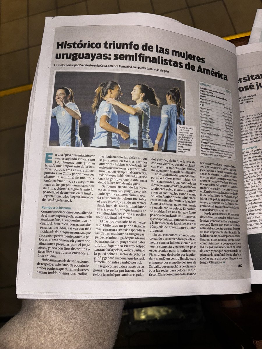 Buen día semifinalistas de América.