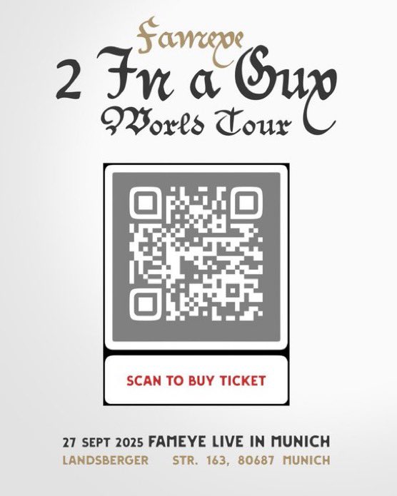 GhanaMusic's tweet image. Ghanaian highlife artist Fameye (@Fameye) will be performing in Munich on the 27th of September for his “2 in a Guy” World Tour.
#GhanaMusic