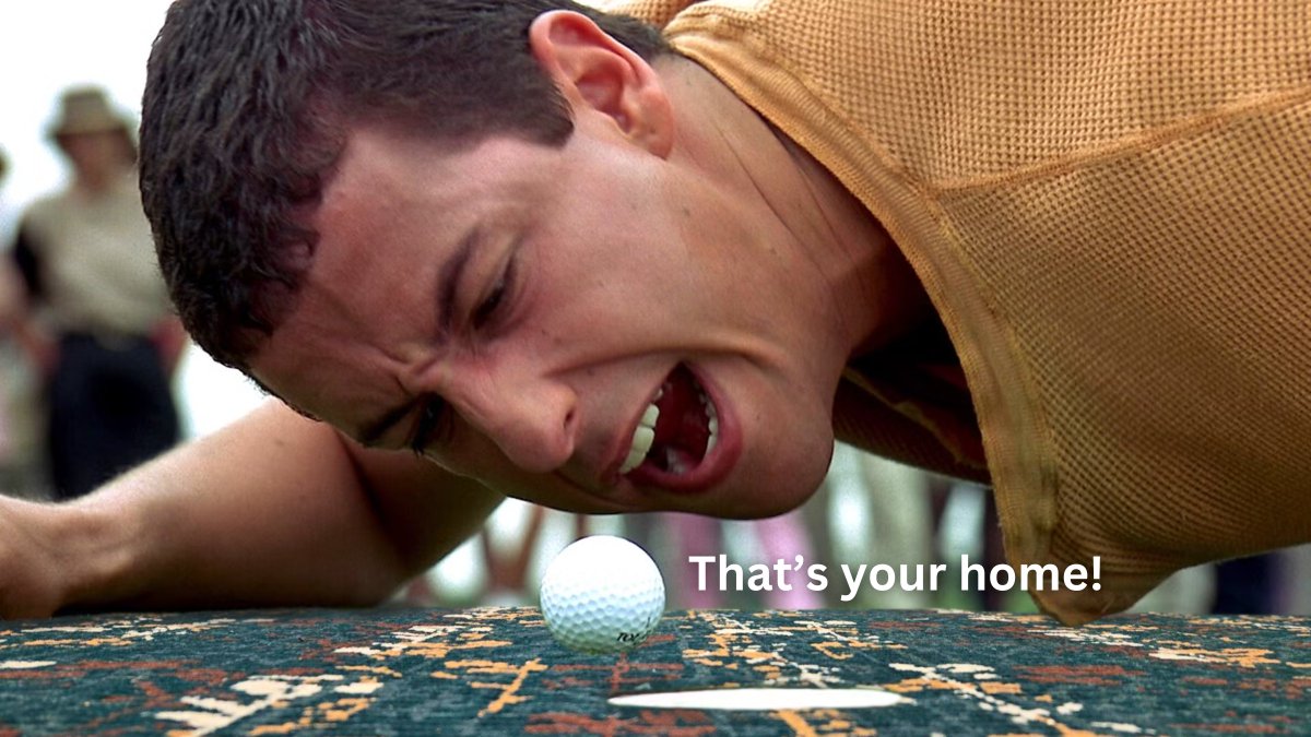 MCO's tweet image. Orlando’s got more golf courses than Shooter McGavin's got excuses. ⛳