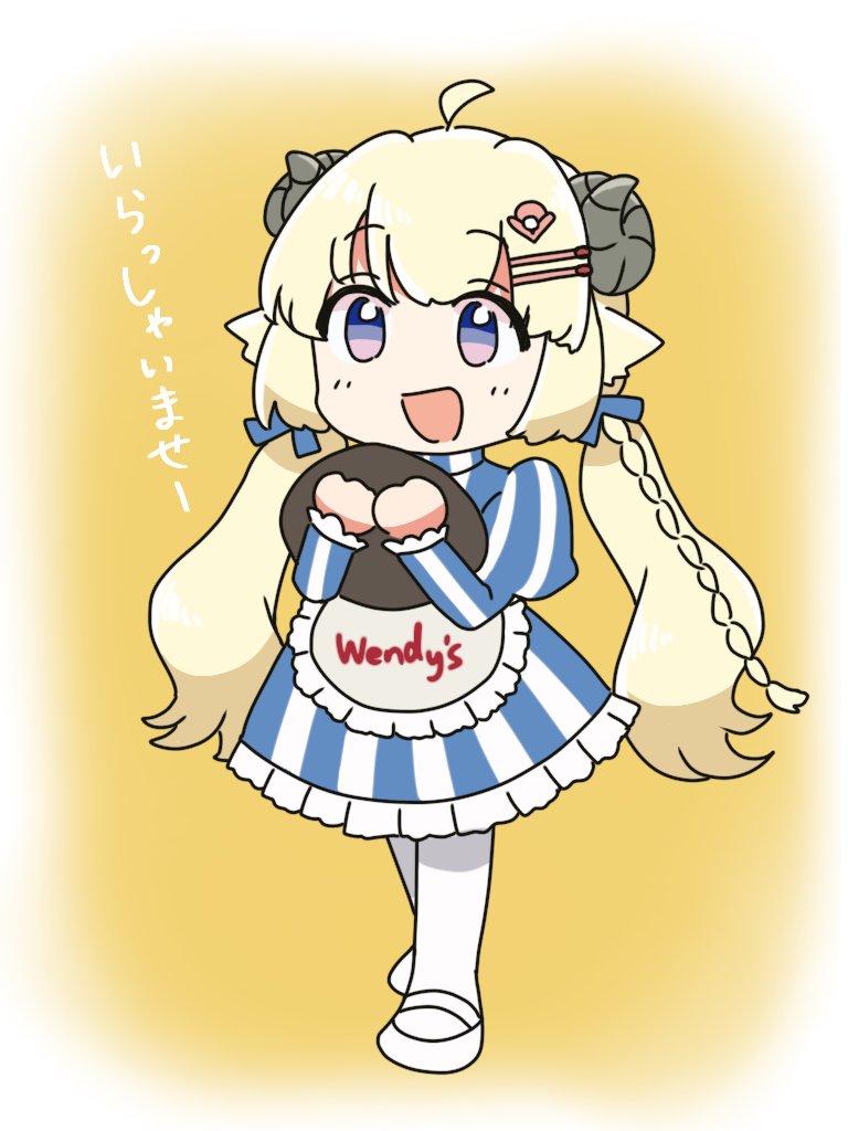 LISTENER_dnbr's tweet image. 今度のコラボの店員さんわためぇ可愛い～
#つのまきあーと