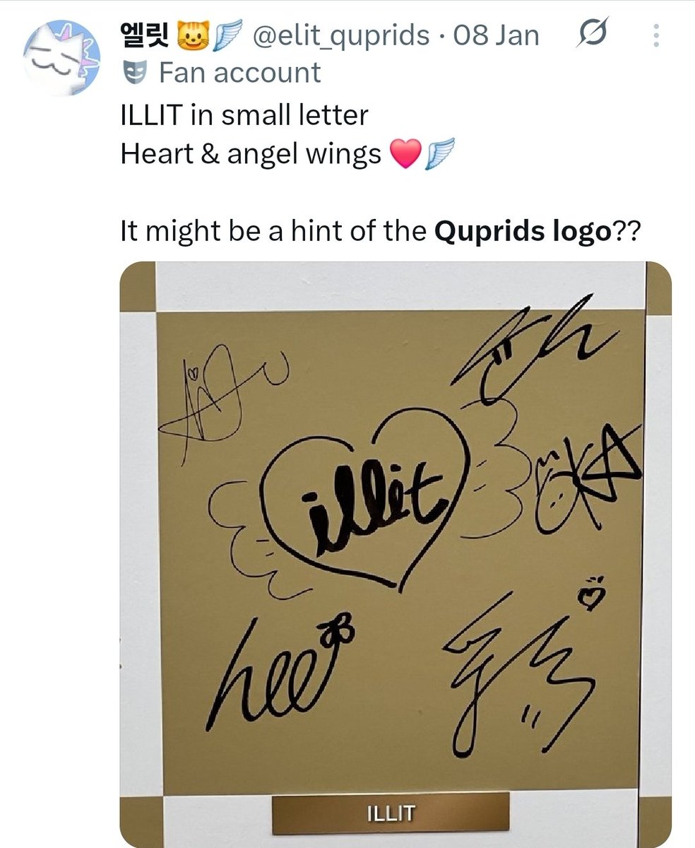 elit_quprids's tweet image. Heart with wings ❤️🪽
I pointed out this might be the Quprids logo in January.
Seems like it is true 🤯