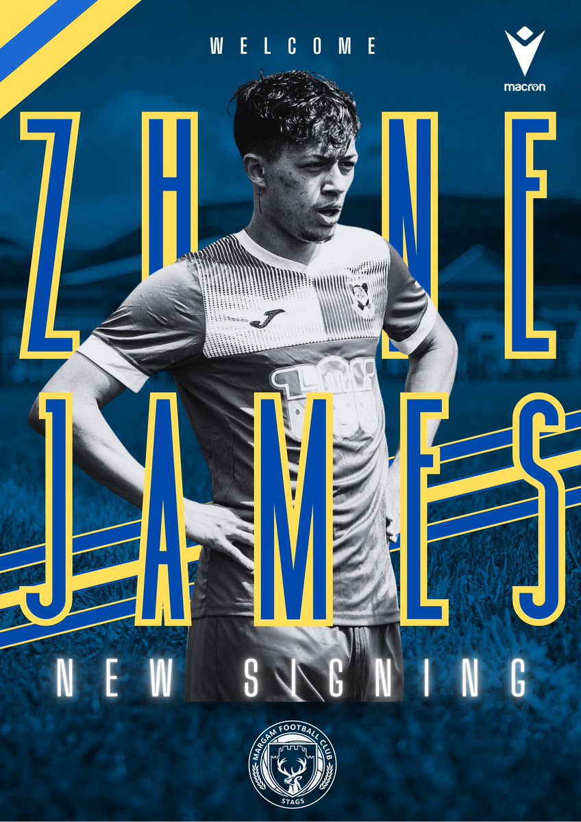 𝑵𝑬𝑾 𝑺𝑰𝑮𝑵𝑰𝑵𝑮 ✍️ 

Zhane James is our sixth signing as he joins from Clydach Sports.

An attacking fullback with 13 G/A in 18 games last season in the Neath Prem; Zhane has performed well during pre season &amp; we’re delighted he’s signed.

Welcome, Zhane 🦌
