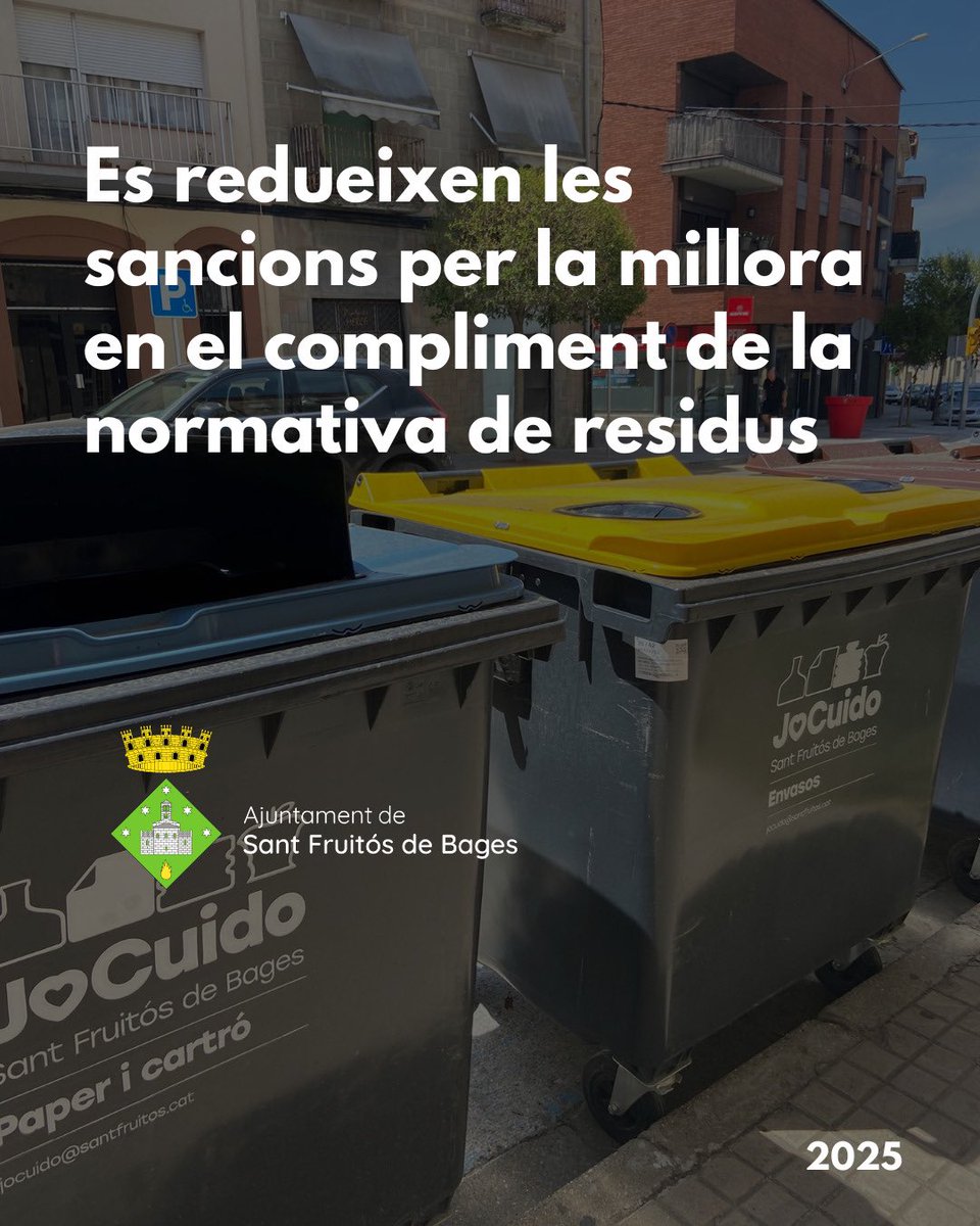 ✅Les denúncies per incompliments en la normativa de residus es redueixen per la millora en el compliment de l’ordenança.

👉🏻En els últims 10 dies només s’han iniciat dos expedients davant dels 22 dels primers 15 dies d’aplicació del nou sistema. 

➕tuit.cat/93KfN
#SFB